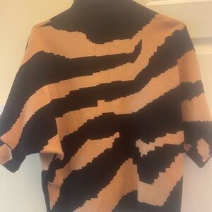 Black and Tan Striped Sweater